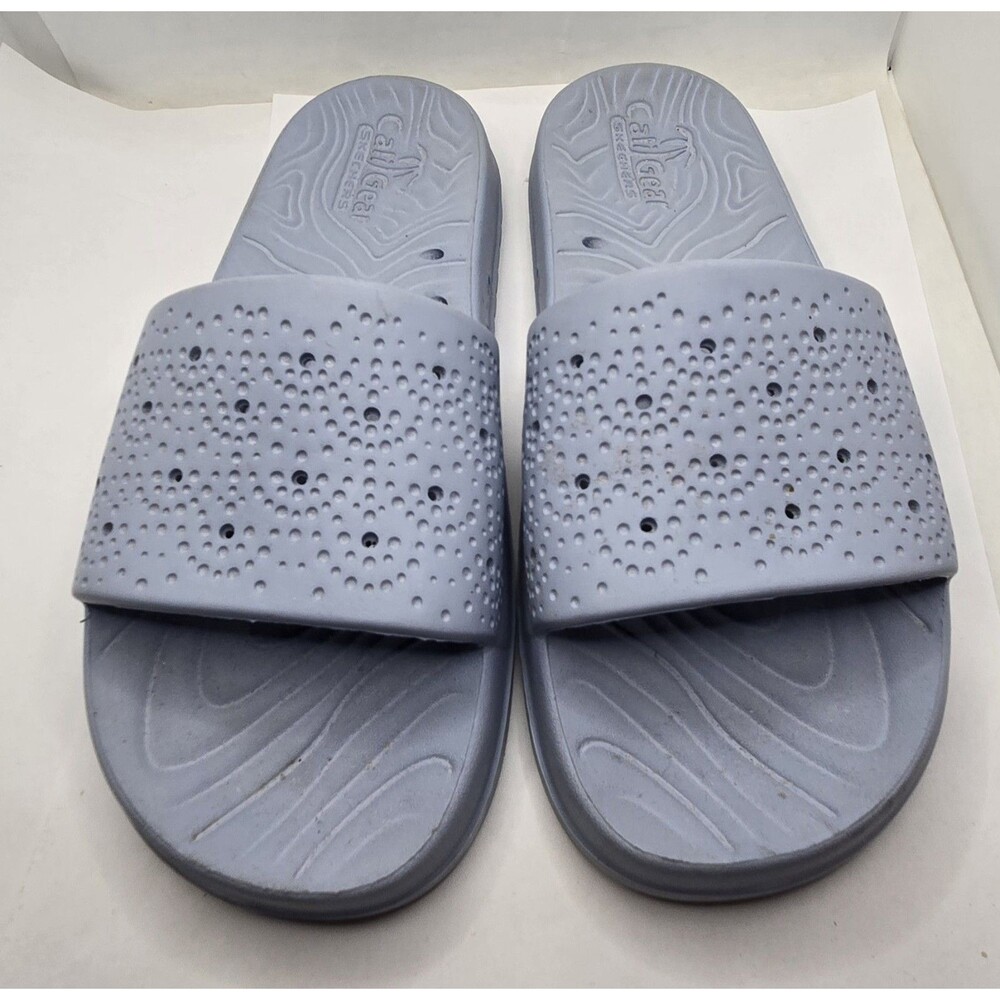 Skechers CaliGear Baby Blue Sandals Sz 7 Excellent Condition